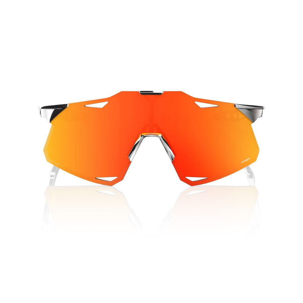 Спортивные очки 100% HYPERCRAFT Black Chrome - HiPER Red Mirror Lens