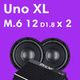 Uno XL + M.6 12" V.2 D2 x 2