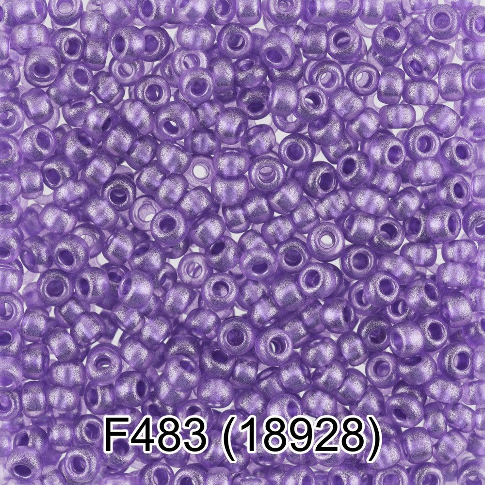 Бисер Gamma 10/0 (2.3 мм), 50 г, F483 сиреневый, 18928, круглый 6 Бисер Gamma 10/0 (2.3 мм), 50 г, F483 сиреневый, 18928, круглый 6