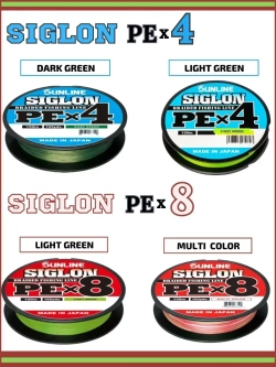 Шнур плетеный Siglon PEx8 150м