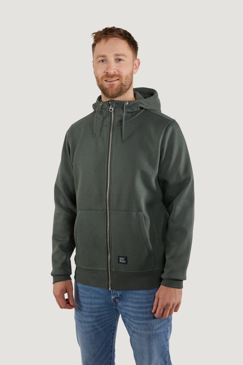 Толстовка Basing Hooded Sweatshirt, Vintage Industries