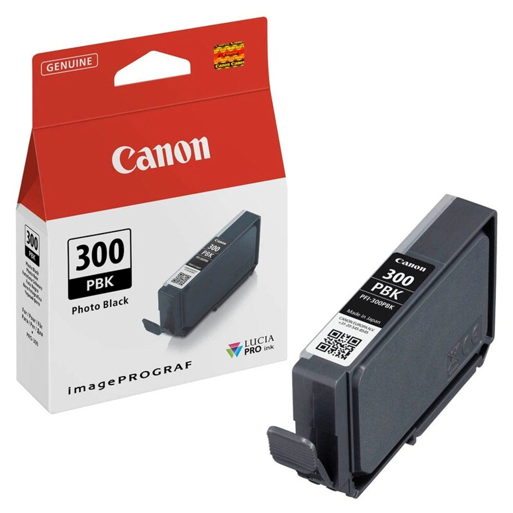 Картридж Canon PFI-300PBK для imagePROGRAF Pro-300, Photo black (14,4ml)