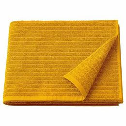 Полотенце банное IKEA VAGSJON (ВОГШЁН), Желтый, 70х140 см