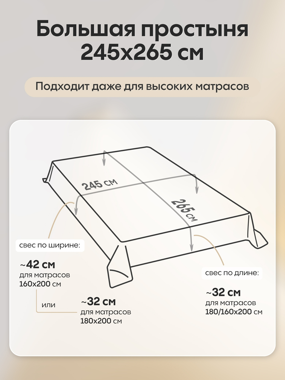 КПБ Однотонный Сатин Элитный OCE010, 2 спальный, 4 наволочки