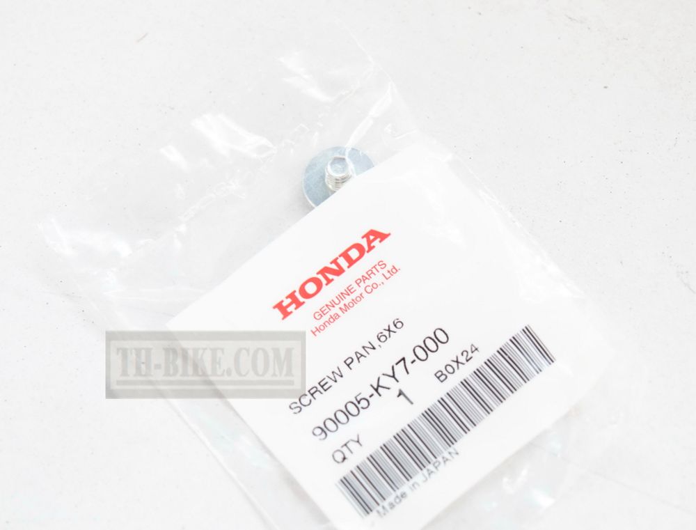 90005-KY7-000. SCREW, PAN, 6X6