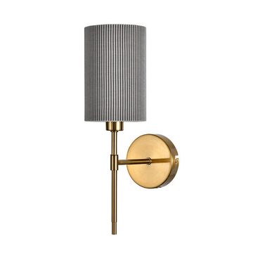 Бра 1*E14 V000538 13033/1W Brass бронза Plisse Indigo