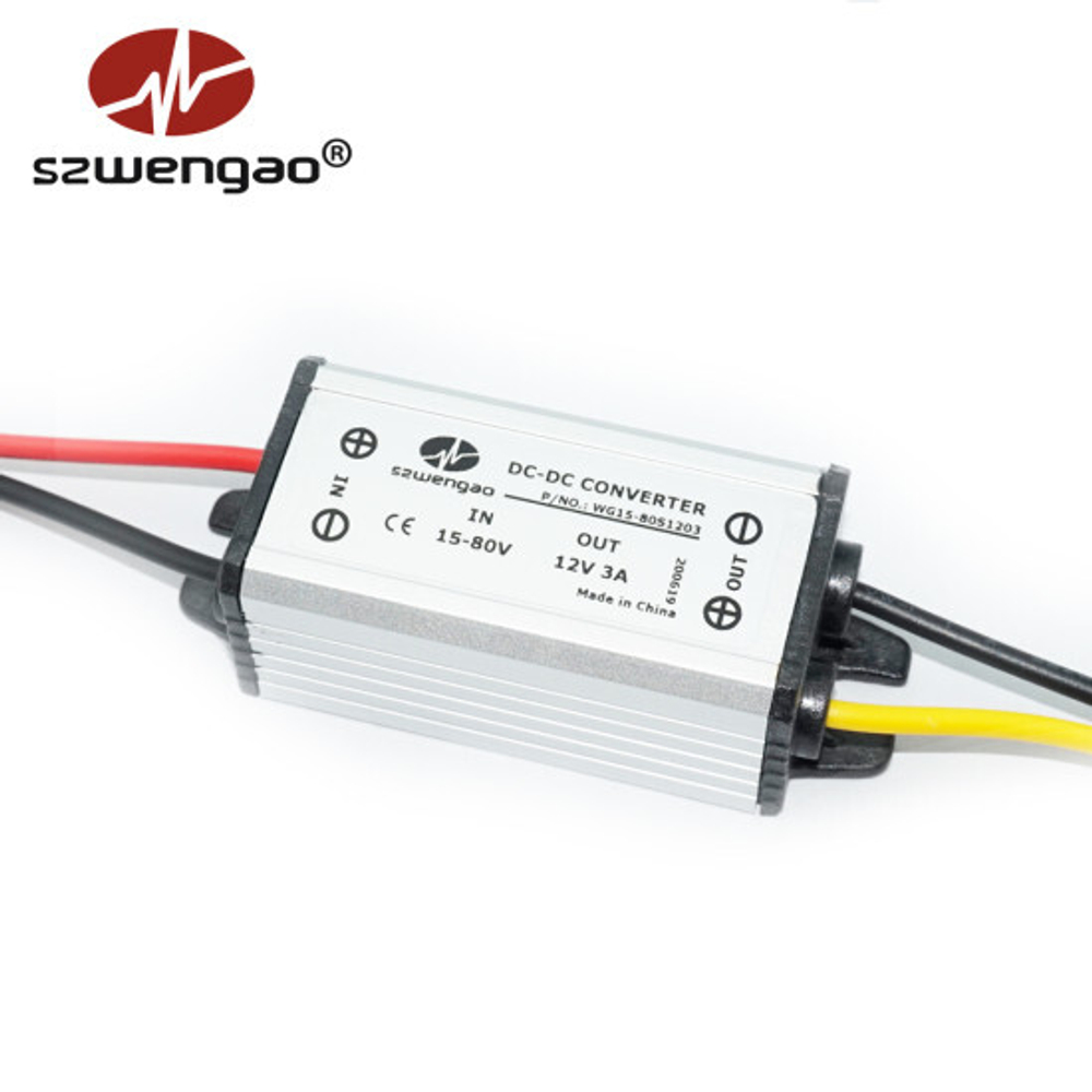 Преобразователь напряжения DC-DC 15-80v на 12v 3A для электросамокатов и других