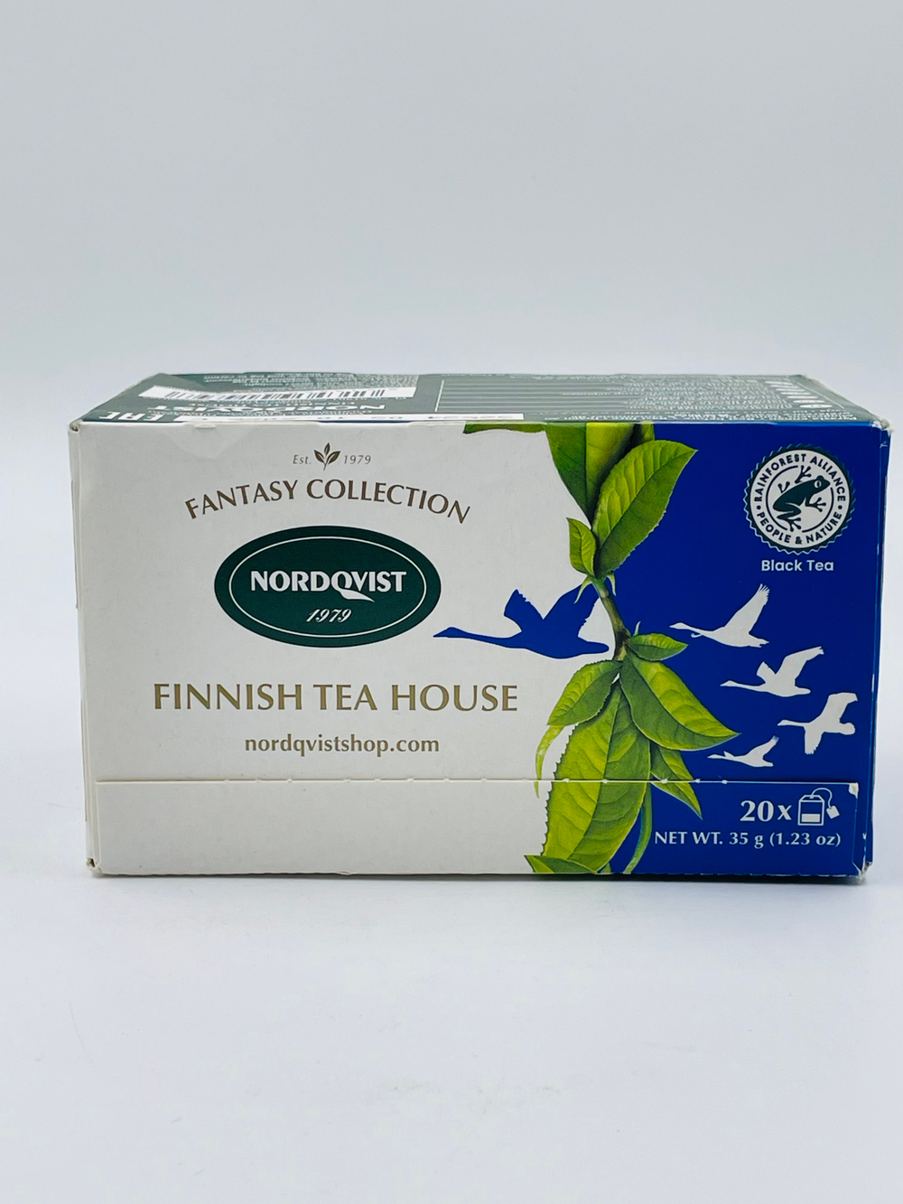 Чай черный NORDQVIST "FINLANDIA TEA" с черникой 20 пакетиков (из Финляндии)