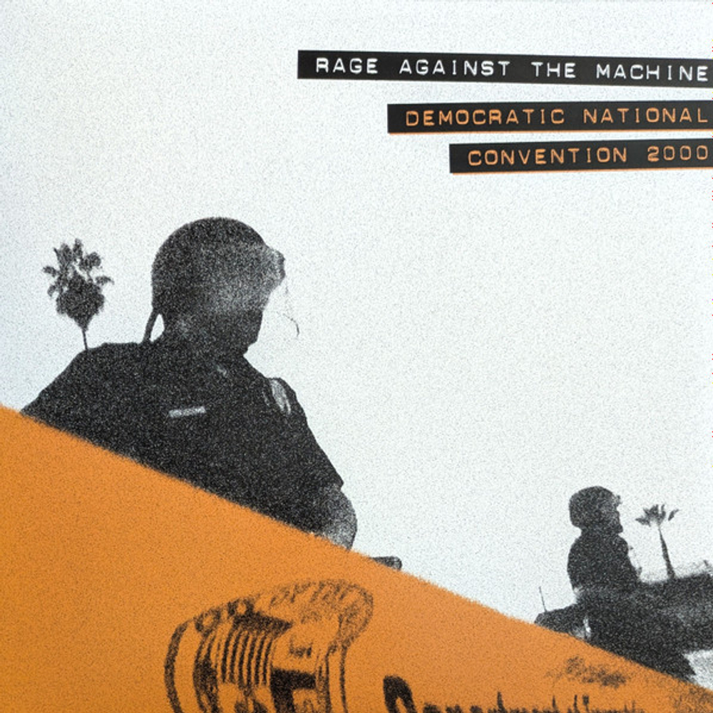 Rage Against The Machine - Democratic National Convention 2000 - Window Pane Clear LP