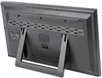 Настенные часы (погодная станция) Bresser MyTime Jumbo LCD, черная