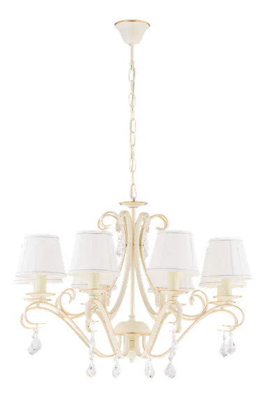 Люстра подвесная Sfera Sveta 85680/8A BGE+MGD, 8×40 Вт, золотая и бежевая