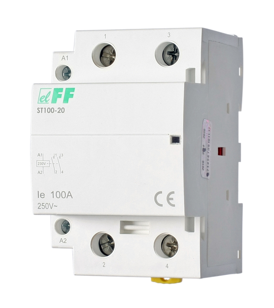 Контактор модульный ST100-20 100А 2NO F&F