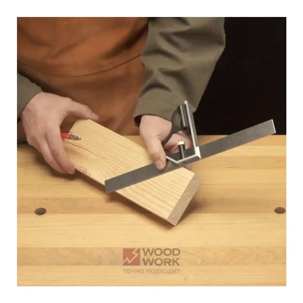 Угольник столярный мультифункциональный Woodwork MAR-300