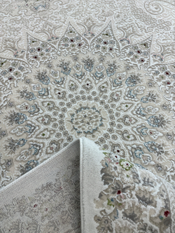 Ковер KIRMANSHAH 38650A WHITE / WHITE Прямоугольник