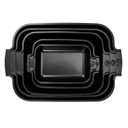 Прямоугольная форма для запекания 36х22см 3.8л Peugeot Satin Black
