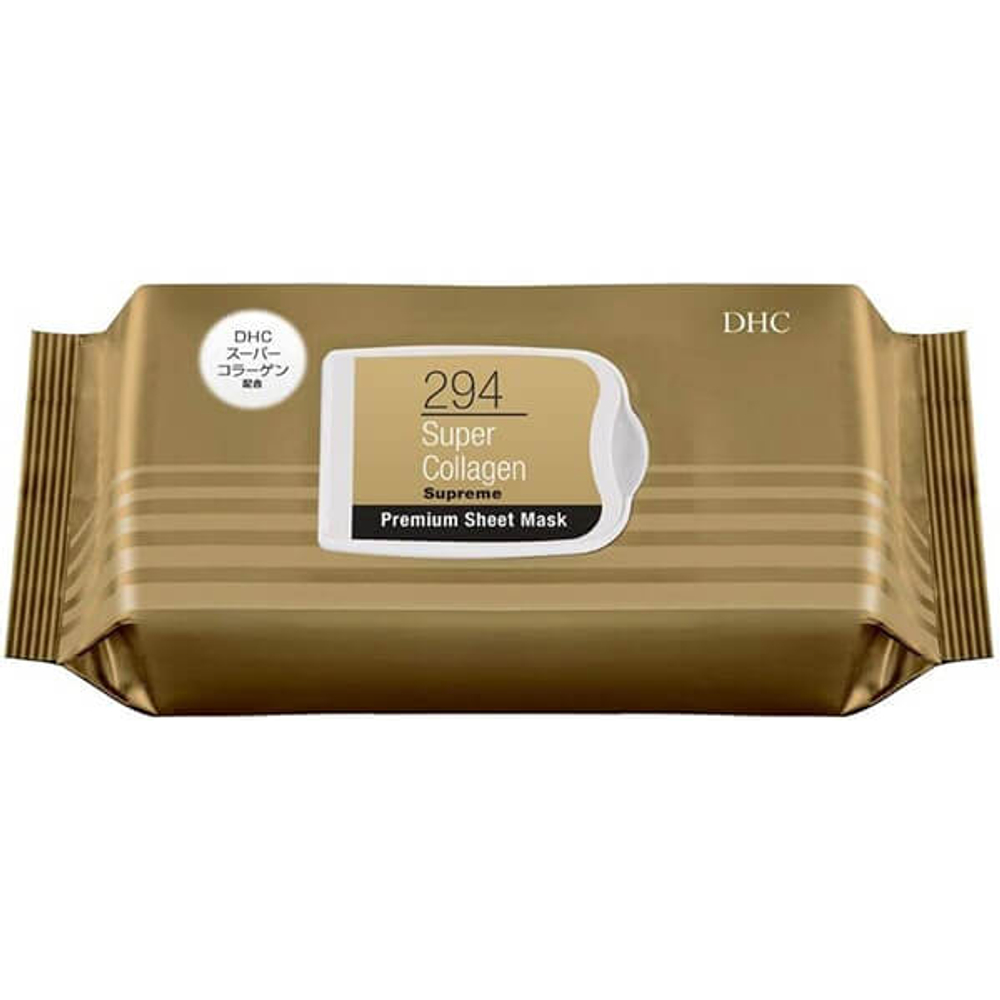 DHC Super Collagen Supreme Premium Sheet Mask | Тканевая маска для лица | 32 шт.