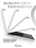 Чехол накладка Gurdini для Macbook Air 13.6" 2022 (A2681) пластик матовый White
