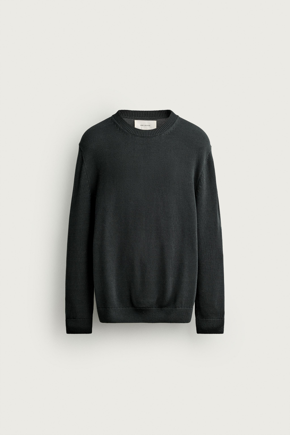 СВИТЕР СТАНДАРТНОГО КРОЯ ИЗ 100% ХЛОПКА — ZARA