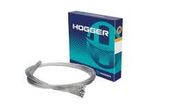 Трос тормоза HOGGER MTB 1.5 x 2000мм, нержавеющая сталь, полированный, коробка 100 шт.