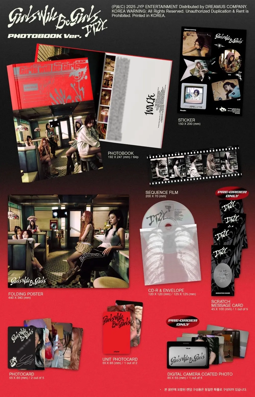 Альбом ITZY - Girls Will Be Girls [Photobook Ver.]