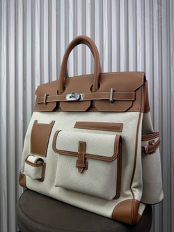 Дорожная сумка Hermes HAC Birkin 40 Cargo Toile
