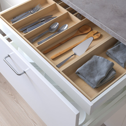 IKEA UPPDATERA  (ИКЕА УППДАТЕРА)  -  Лоток для столовых приборов/лоток для принадлежностей - светлый бамбук 72x50 см