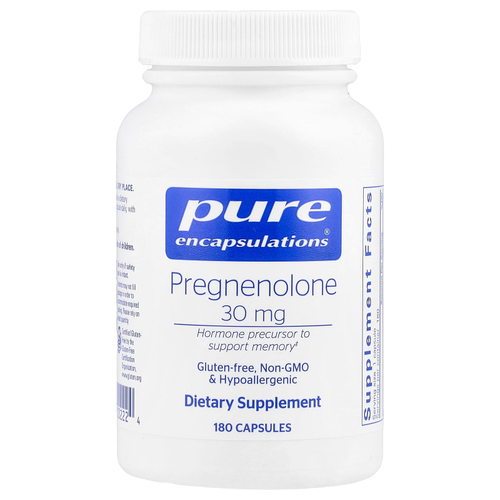 Pure Encapsulations, Прегненолон, 30 мг, 180 капсул