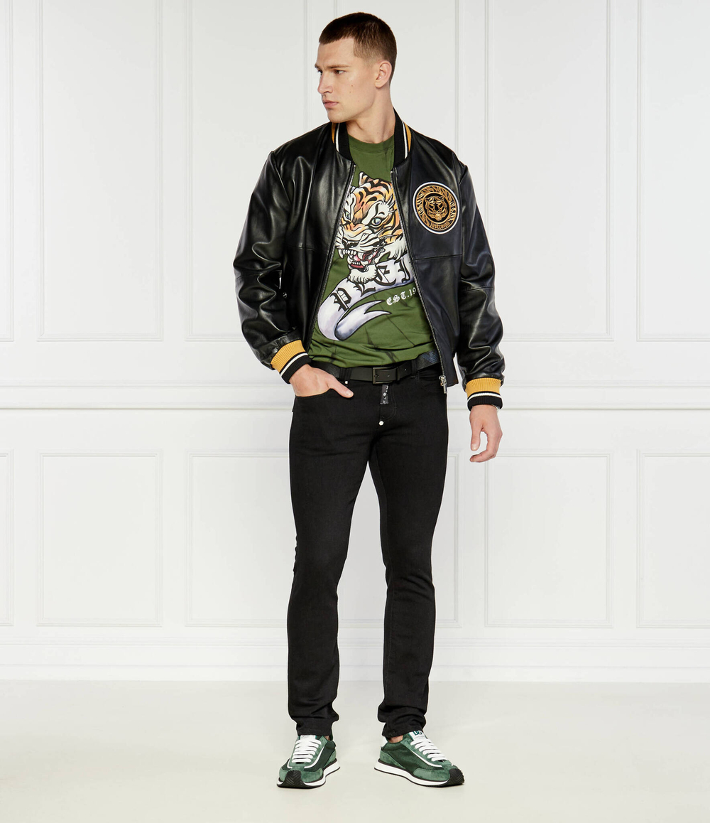 Футболка Tattoo Philipp Plein - зеленый(MTK7103 PJY002N)