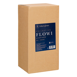 Ваза для цветов Flowi, 29 см, прозрачная