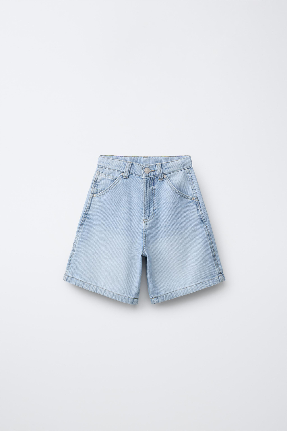 ZARA ШОРТЫ-КАРПЕНТЕР С ЭТИКЕТКОЙ, СИНИЙ