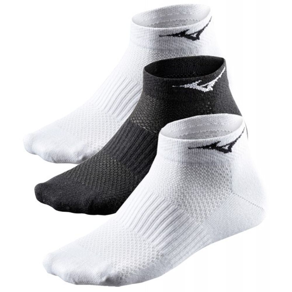Теннисные носки Mizuno Training Mid 3P - белый