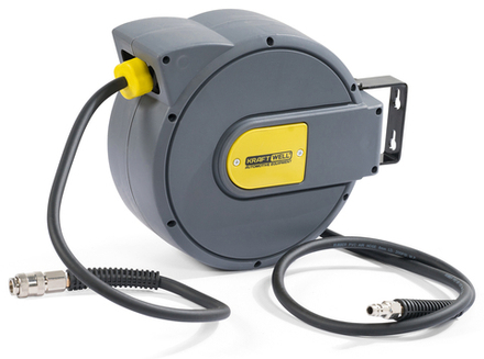 KraftWell KRW1731.C6 Катушка со шлангом 10 м.,8х12 мм., 20 бар