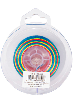 Леска плетёная WFT KG ROUND DYNAMIX Multicolor 300 м, 0,35 мм