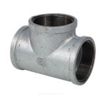 Тройник прямой чугун оц Ду 40 (1 1/2") ВР/ВР Fittex PLUS
