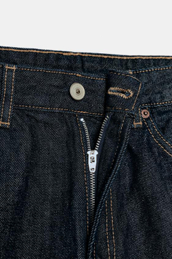 ZARA ДЖИНСЫ TRF BAGGY FOLDED СО СРЕДНЕЙ ПОСАДКОЙ, ТЕМНЫЙ ИНДИГО