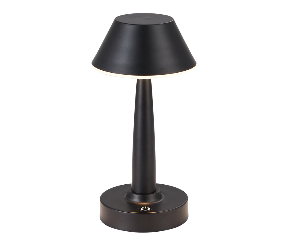 Настольная лампа диммируемая Kink Light Снорк черный 07064-B,19
