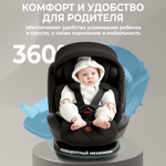 Автокресло (0-36) Sweet Baby Suburban 360 Isofix Black