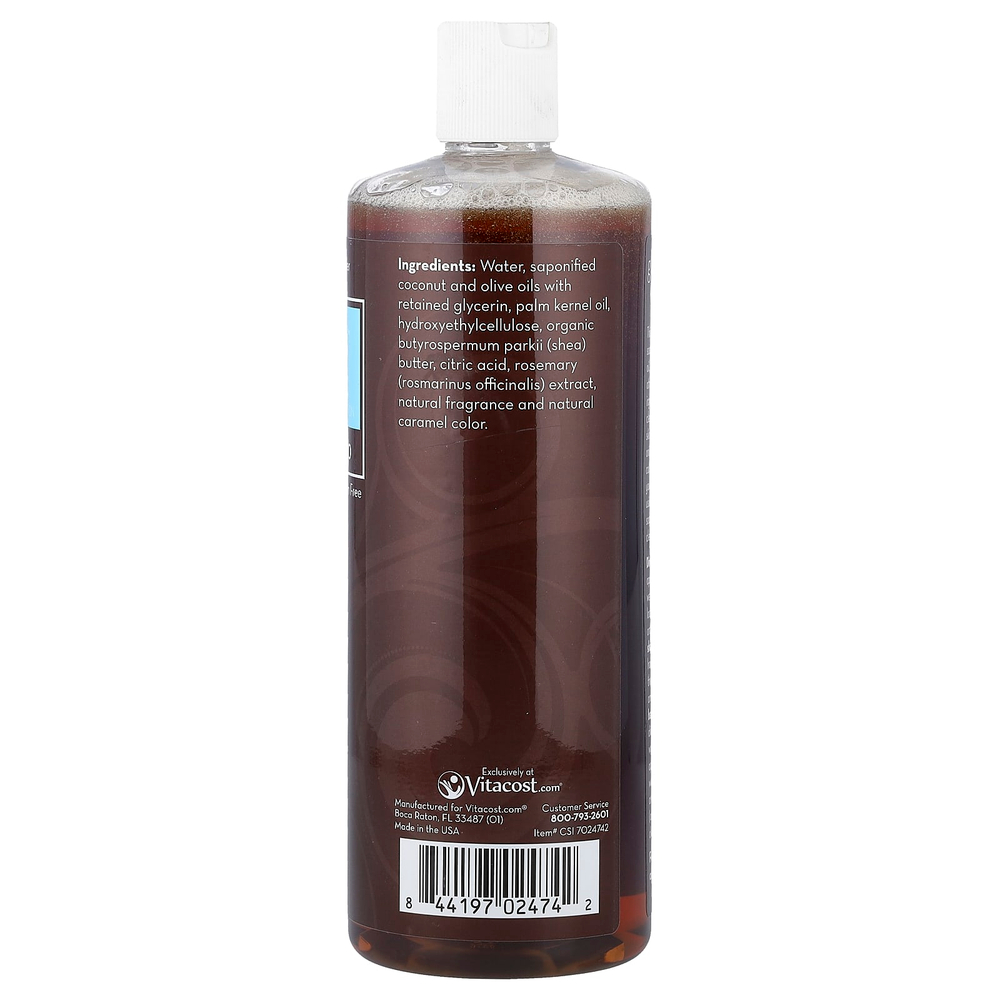 Vitacost, Glonaturals™ Essentials Collection, Pure Black Soap, 32 fl oz (946 ml)