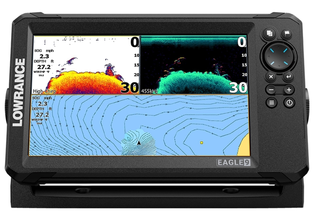 Эхолот Lowrance Eagle 9 с датчиком TripleShot HD + Карты C-MAP