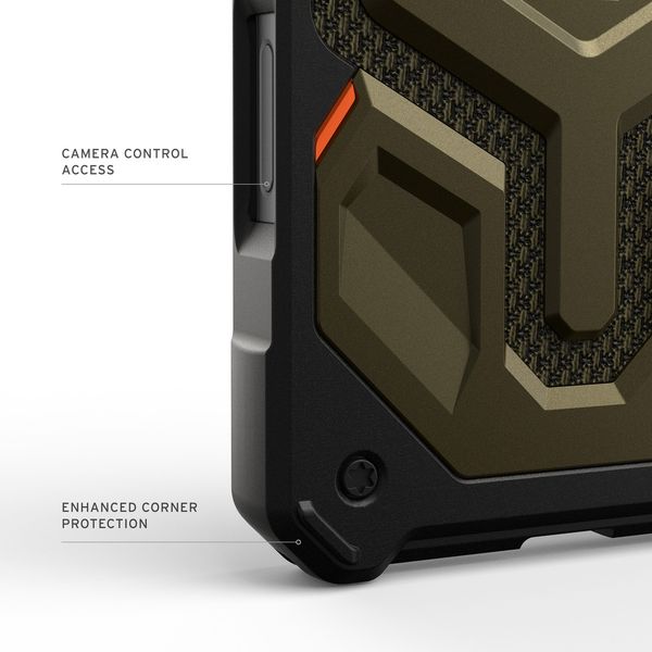 Чехол Uag Monarch Pro Case для iPhone 17 Pro Max, Зеленый | Kevlar Element Green
