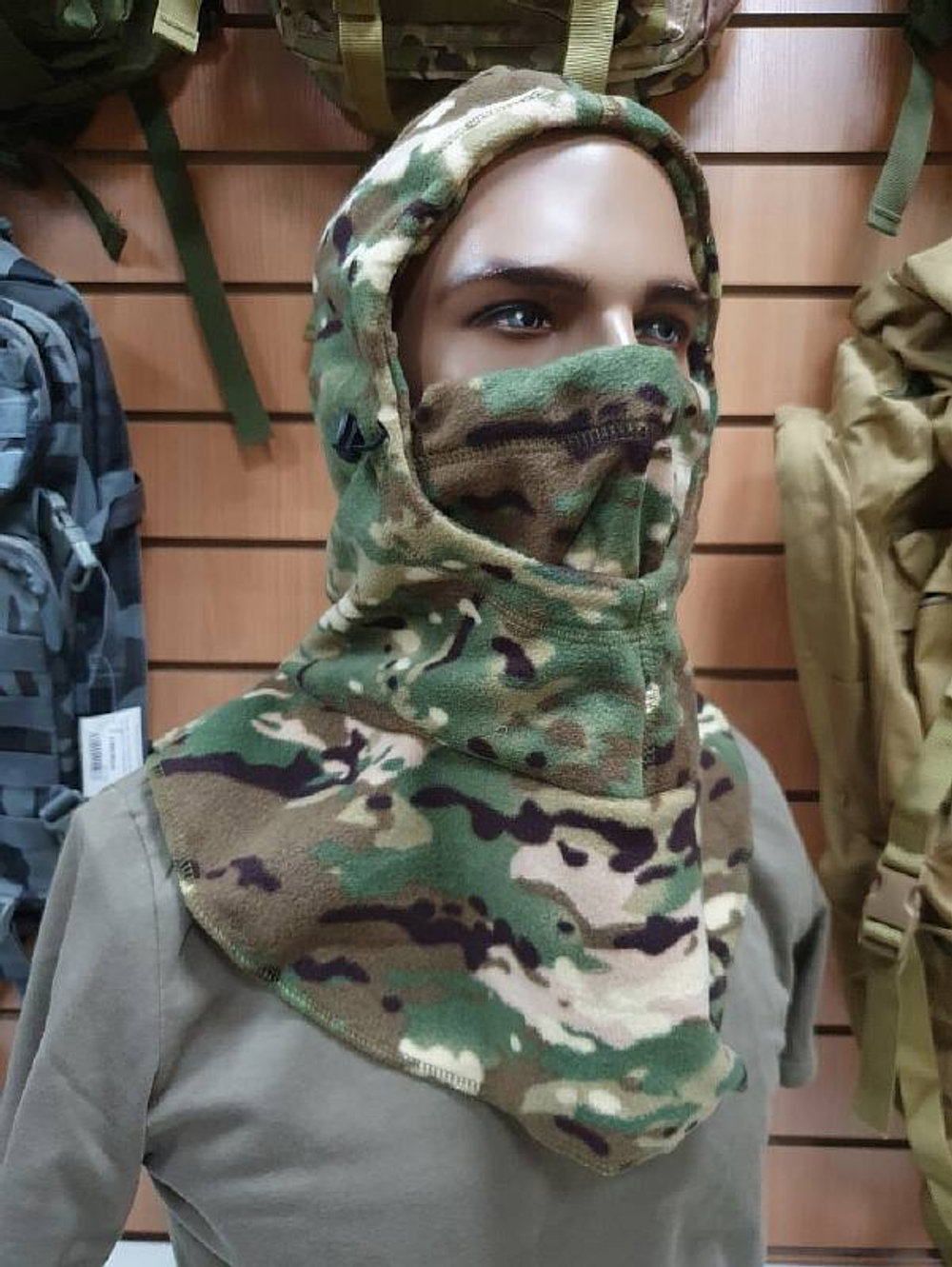 Балаклава флисовая мультикам с нагрудником