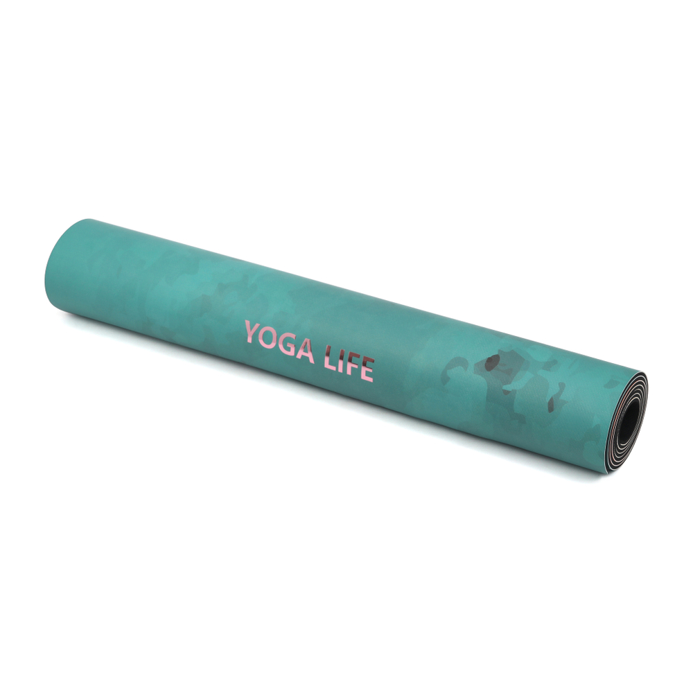 Каучуковый коврик для йоги Yoga Life 185*68*0,5 см нескользящий