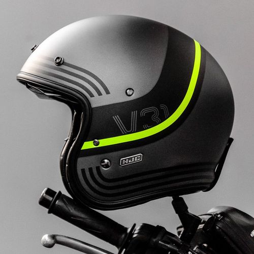 Купить Мотошлем Открытый HJC V31 Byron MC3HSF / Черно-зеленый