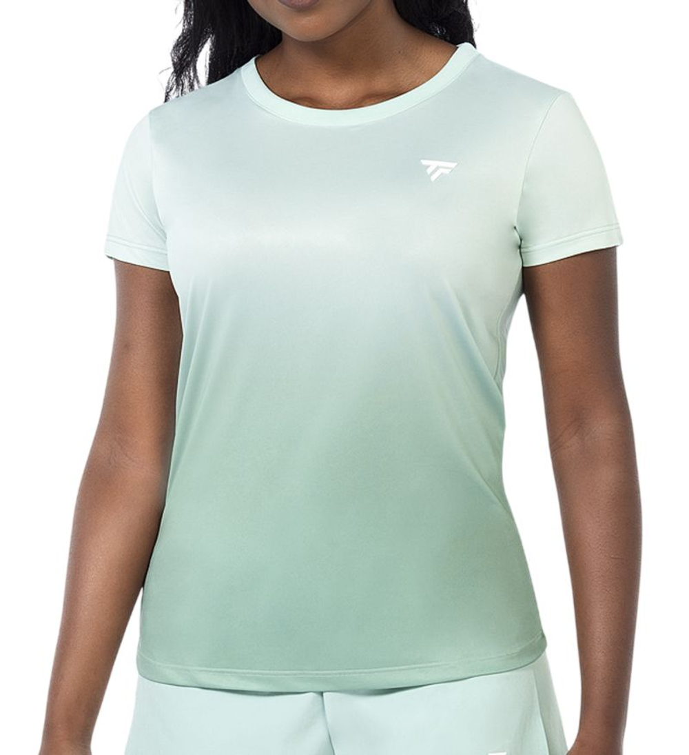 Женская теннисная футболка Tecnifibre Team X-Loop — sage