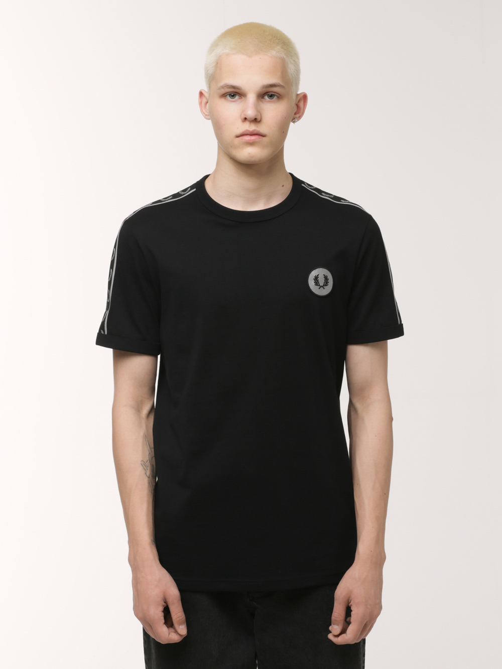 Мужская Футболка Reflective Detail Ringer