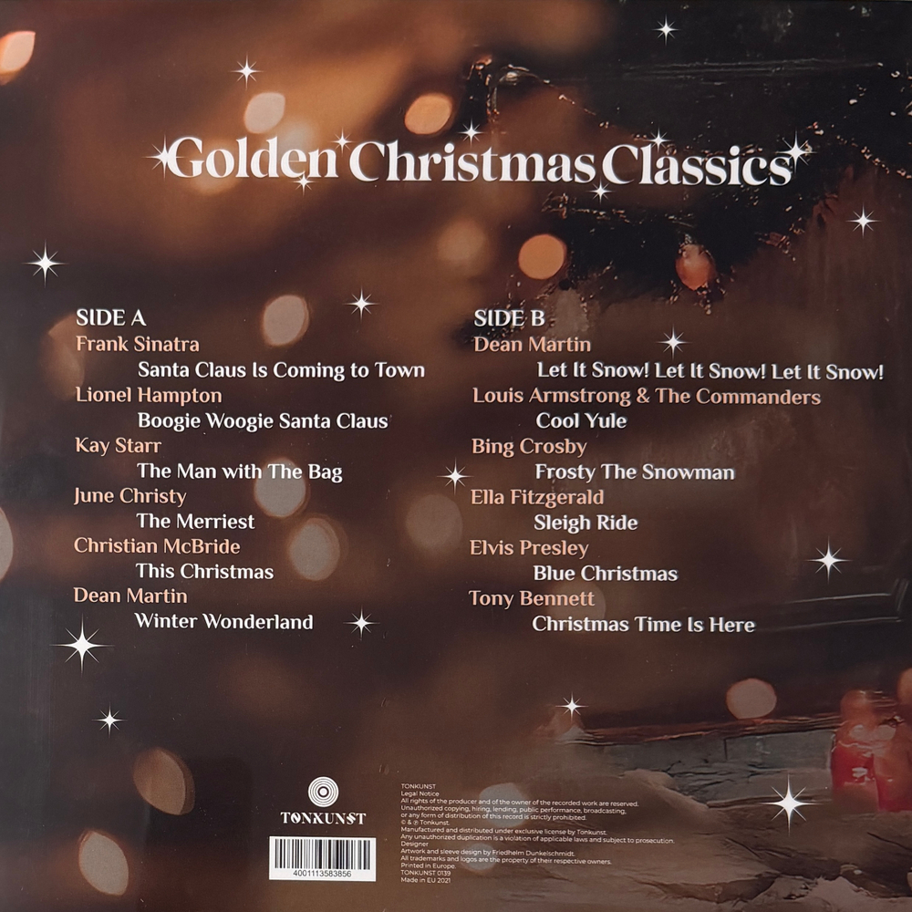 Виниловая пластинка Сборник Golden Christmas Classic LP Gold