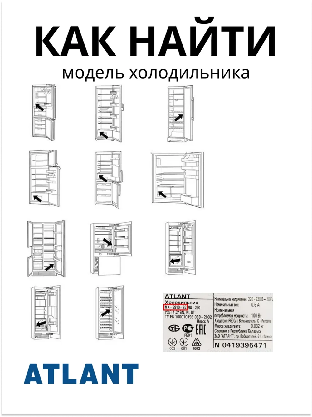Пластиковая прозрачная передняя панель, выдвижной щиток, крышка среднего большого ящика морозильной камеры BIG BOX для бытового холодильника Atlant, Атлант, Минск 774142101000 (МКАУ.741421.010, МКАУ741421010, MKAY741421010, 774142101000)
