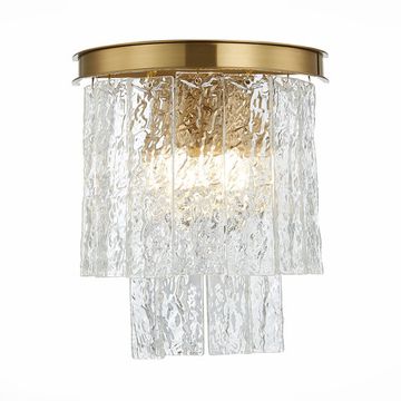 Бра 2*E14 SL1230.301.02 латунь/прозрачный Corsia ST-Luce