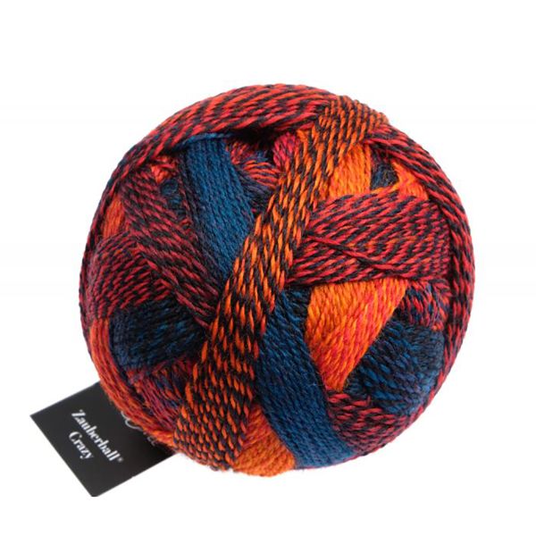 Пряжа Schoppel Crazy Zauberball / уп.5 мот. по 100 г, 420 м, 1153-1537