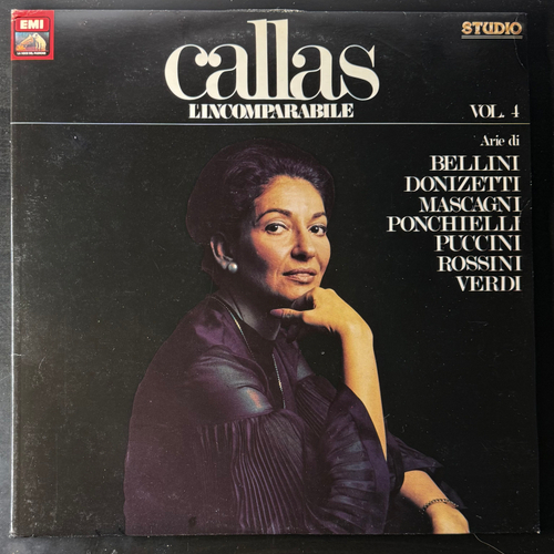 Maria Callas ‎– L'Incomparabile Vol. 4 2LP (Италия 1984г.)